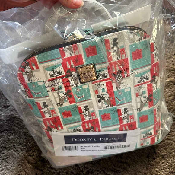 Disney mid century modern Dooney & Burke backpacks - Picture 4 of 11